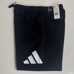 Adidas Knit Shorts Mens Small Black
